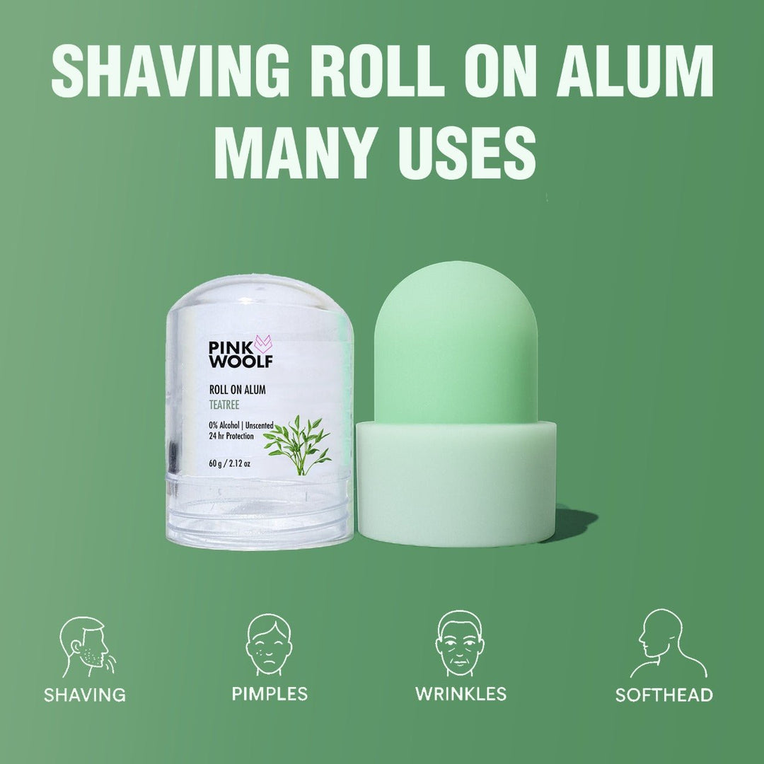 Alum Bar Roll On (60g) - AftershavePinkWoolf