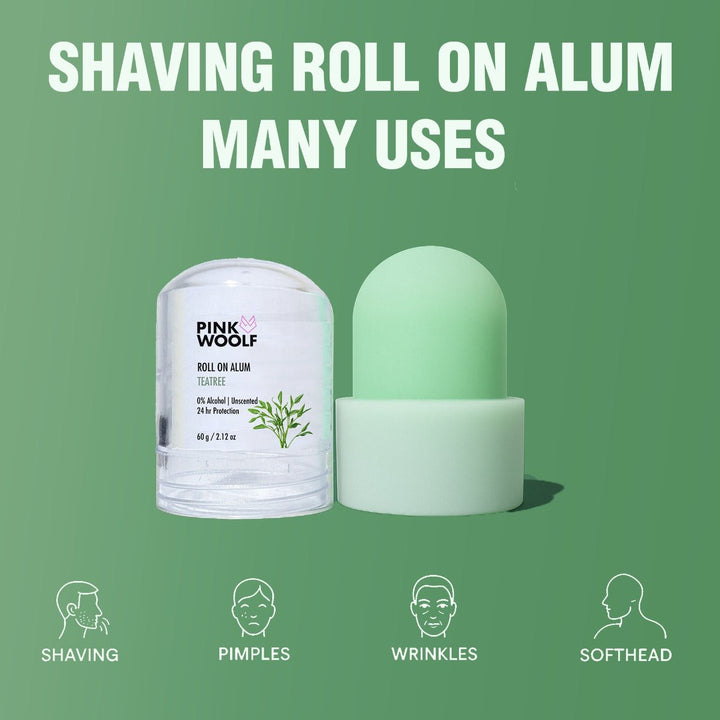 Alum Bar Roll On (60g) - AftershavePinkWoolf