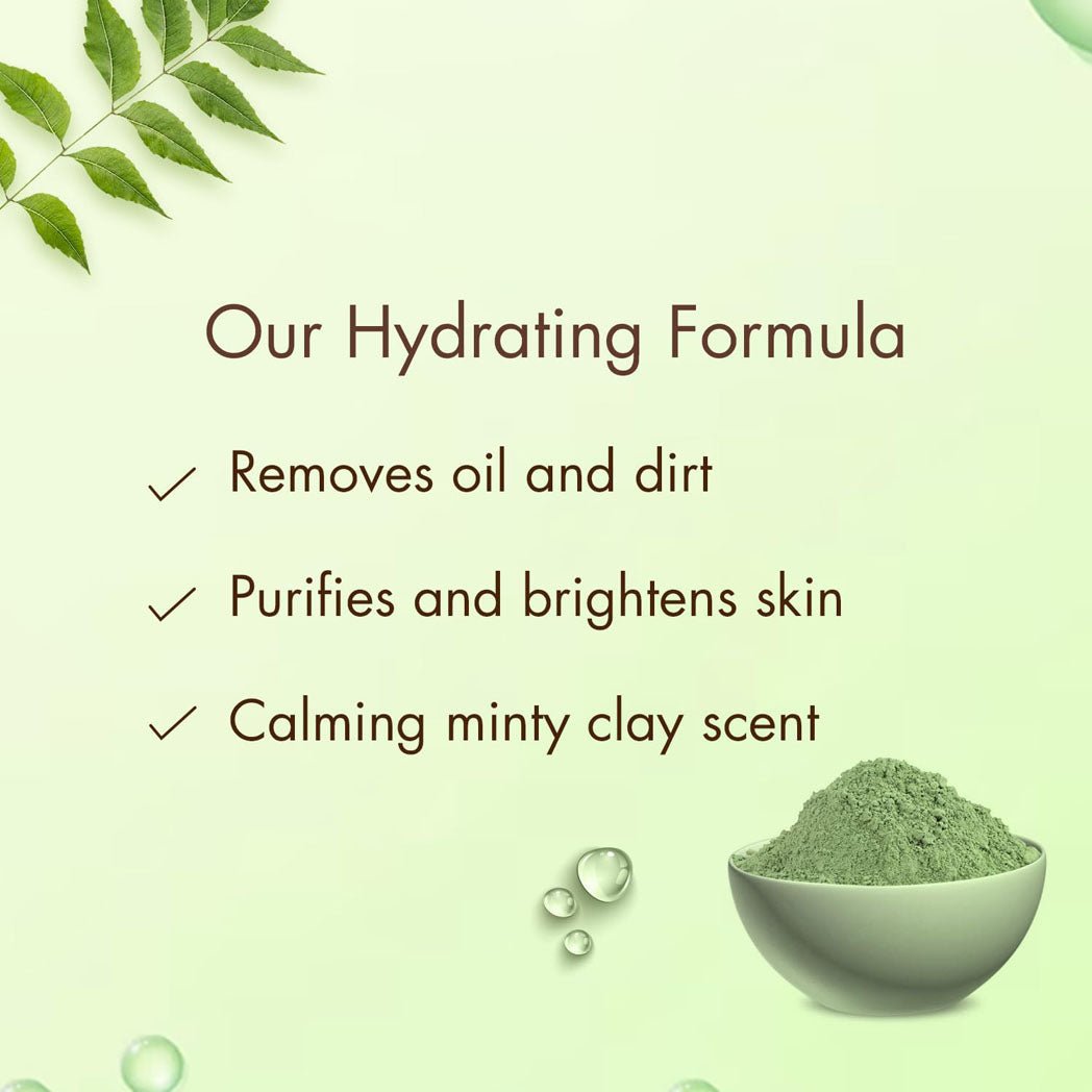 Face Wash (Neem, Tea Tree, French Green Clay) - Face WashPinkWoolf