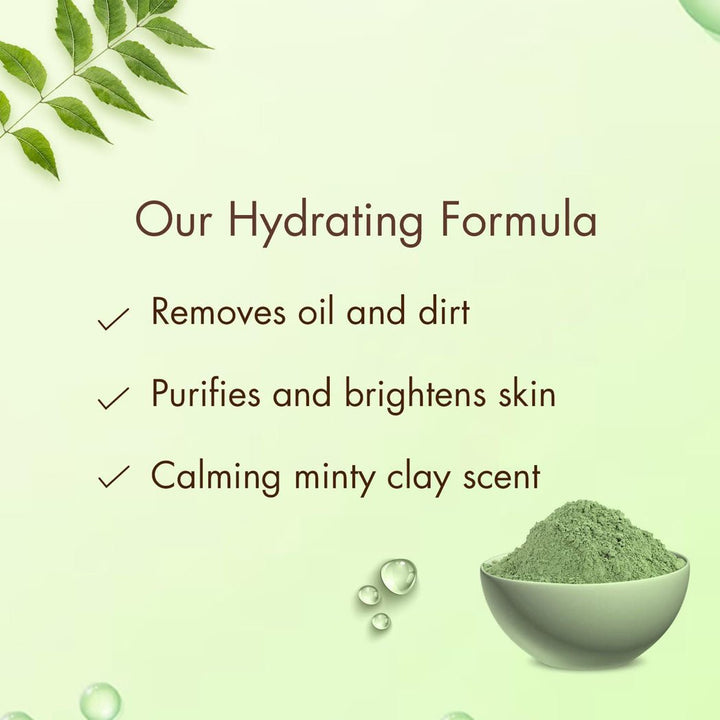 Face Wash (Neem, Tea Tree, French Green Clay) - Face WashPinkWoolf