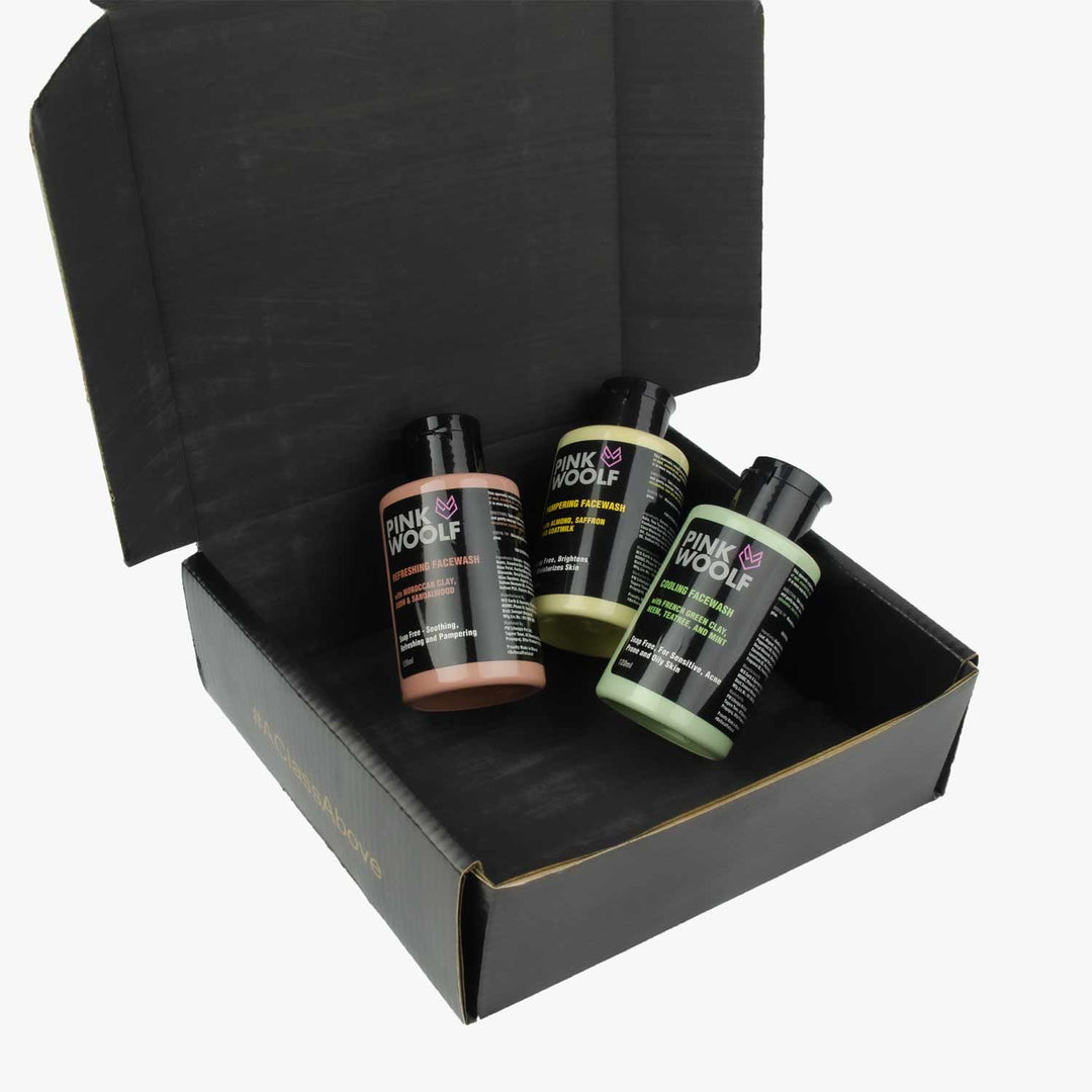 Face Washes COMBO - To Energize and Preserve Your Skin - Face WashPinkWoolf