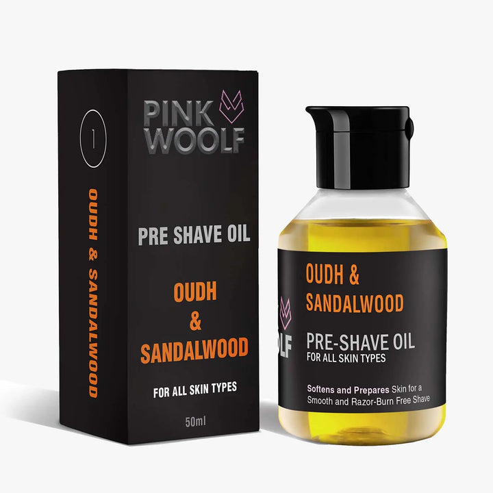 Pre - Shave Oil - OUDH & SANDALWOOD - Pre Shave OilPinkWoolf