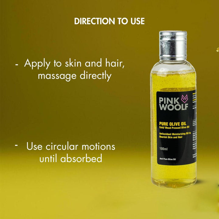 Pure Olive Oil - skincarePinkWoolf