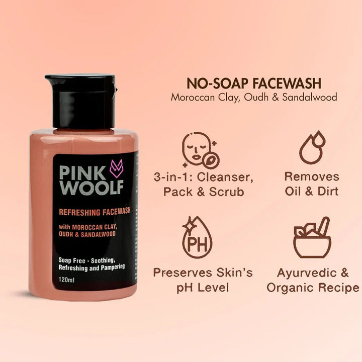 REJUVENATE YOUR SKIN with the Face Wash, Sunscreen, and Night Cream PACK - face washPinkWoolf