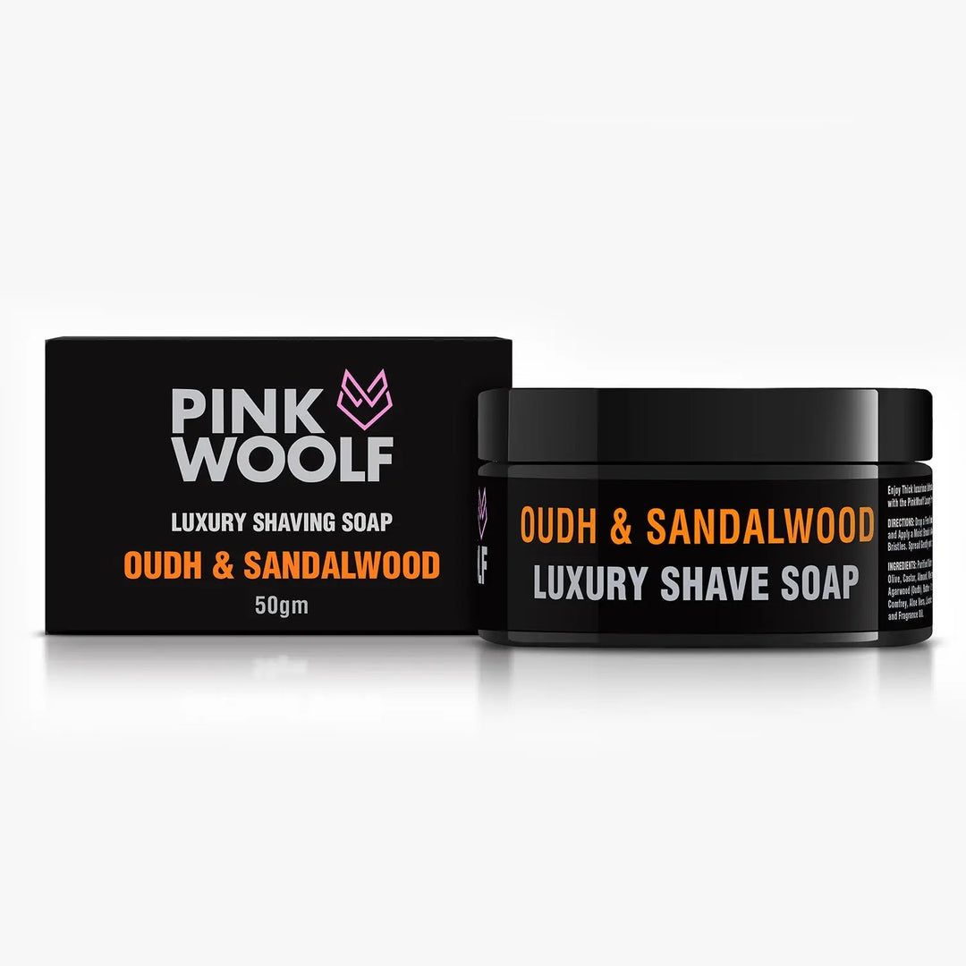 Shaving Soap - OUDH & SANDALWOOD - Shaving SoapsPinkWoolf