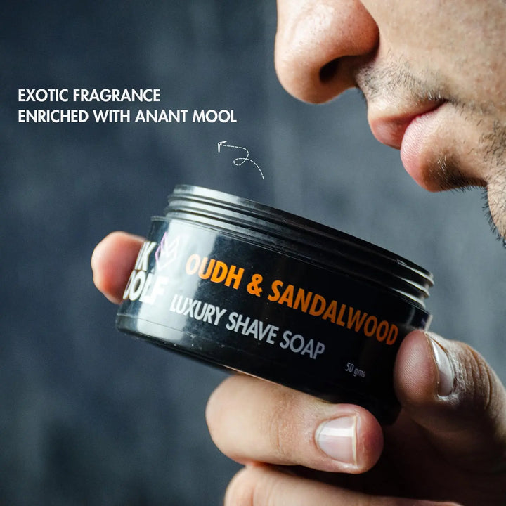 Shaving Soap - OUDH & SANDALWOOD - Shaving SoapsPinkWoolf