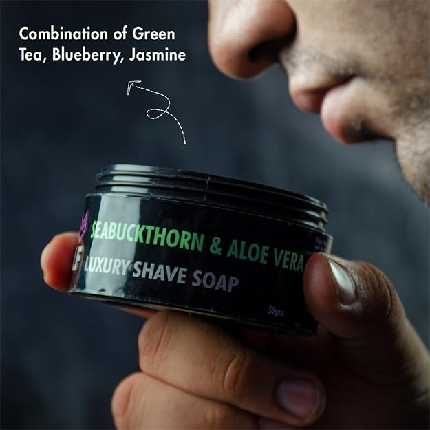 Shaving Soap - SEABUCKTHORN & ALOE VERA - Shaving SoapsPinkWoolf