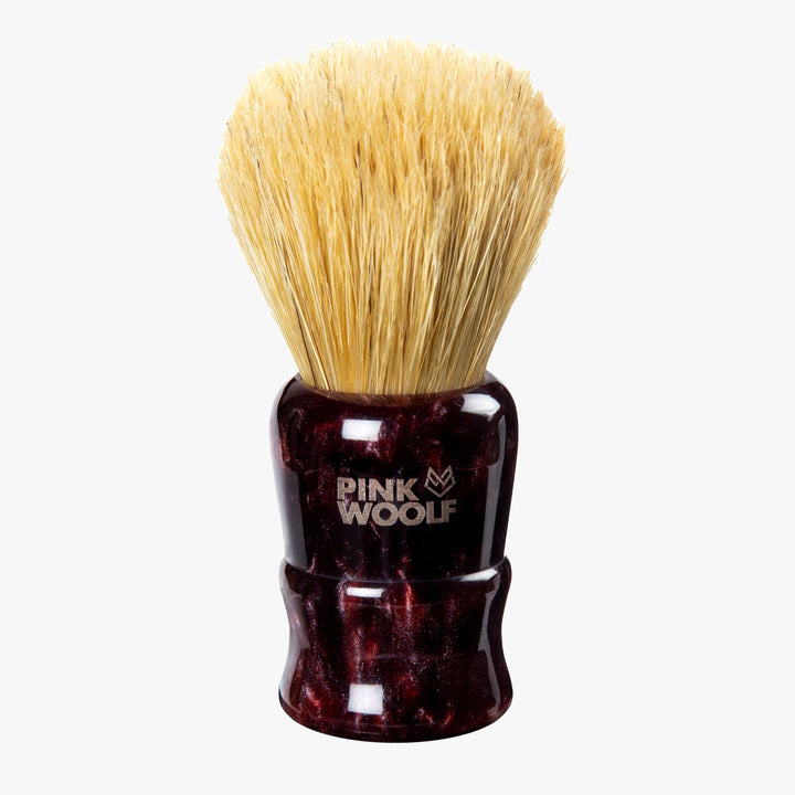 Boar Shaving Brush (Maroon) - Shaving BrushPinkWoolf
