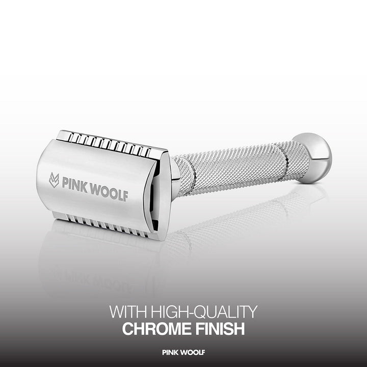Safety Razor - Closed Comb (CC87) CHROME - Razors & Razor BladesPinkWoolf