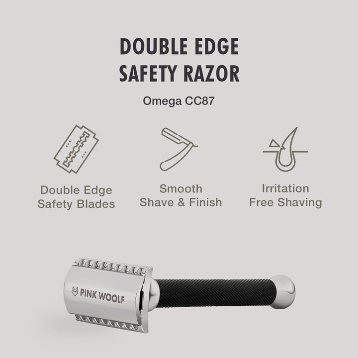 Safety Razor - Closed Comb (CC87) CHROME - Razors & Razor BladesPinkWoolf