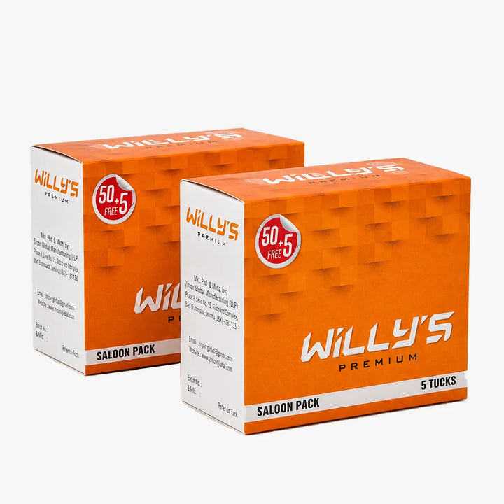 Willy’s Premium Double Edge Razor Blades – 100 Blades