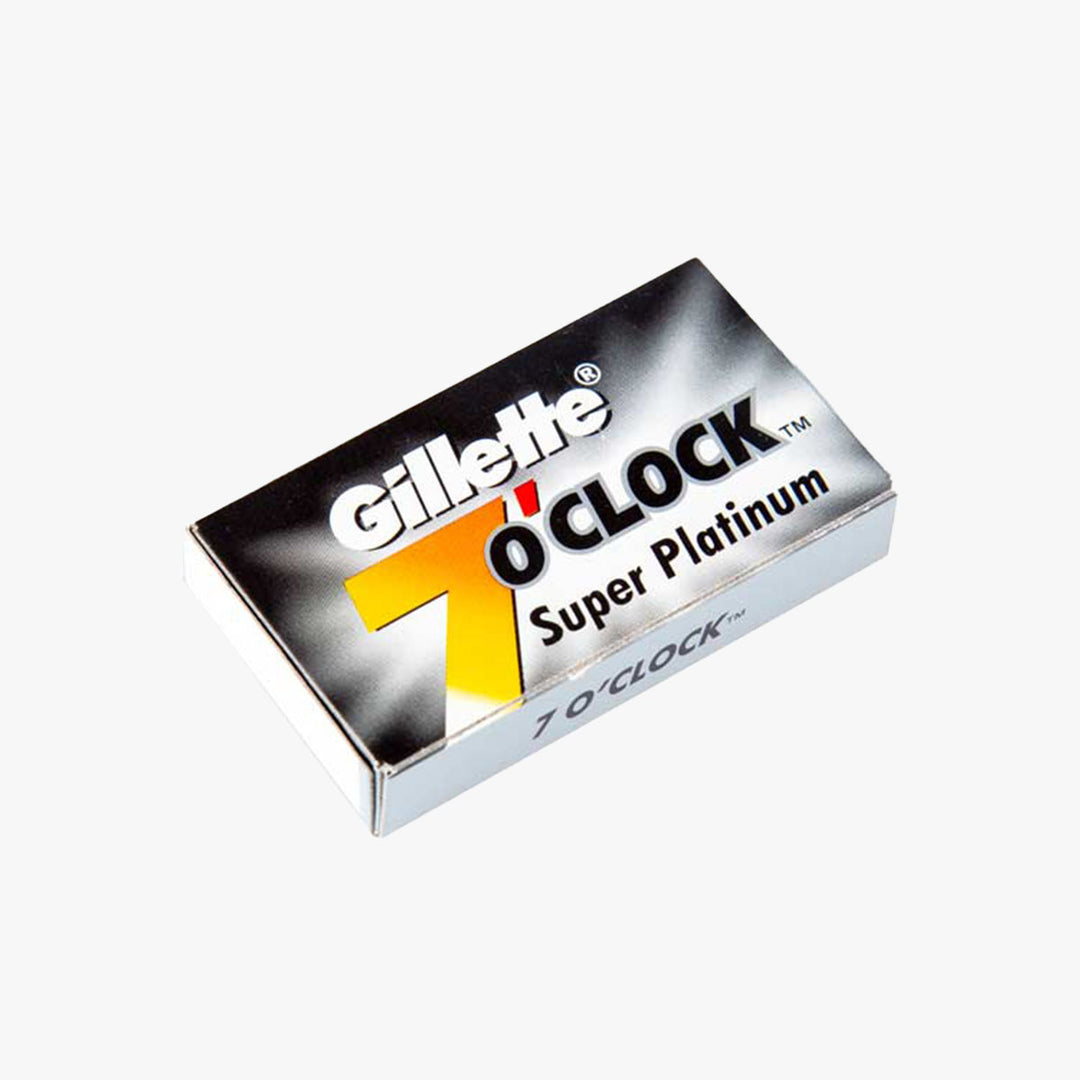 Safety Blades - Gillette 7 O’Clock Super Platinum Blades, Pack of 5 (25 blades) PinkWoolf IN