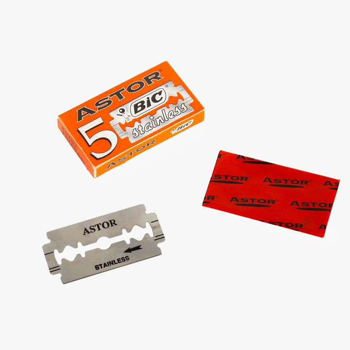 BIC Astor Stainless Double Edge Razor Blades – 25 Blades