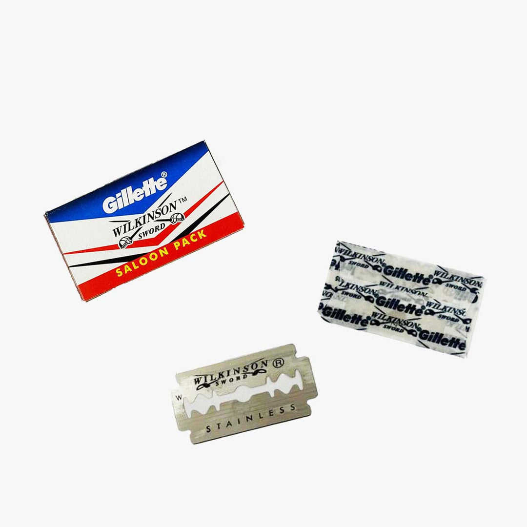 Safety Blades - Gillette Wilkinson Razor Blades, Pack of 10 (100 blades) PinkWoolf IN