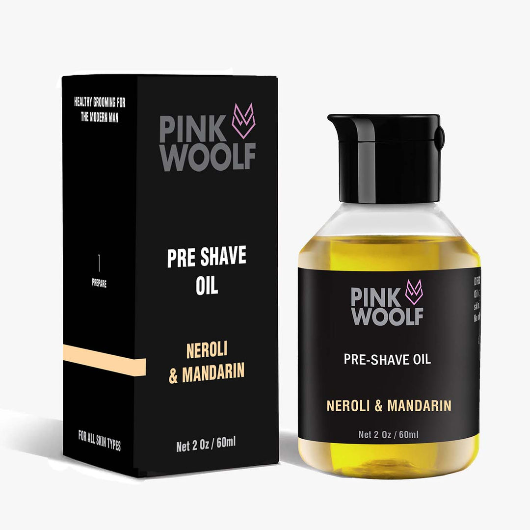 Pre-Shave Oil - NEROLI & MANDARIN PinkWoolf IN