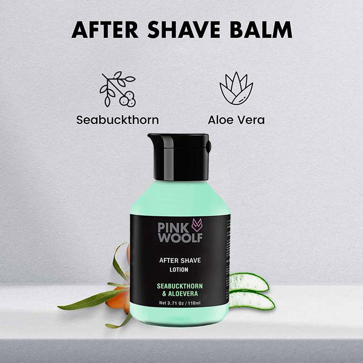 After Shave Lotion- SEABUCKTHORN & ALOE VERA PinkWoolf IN