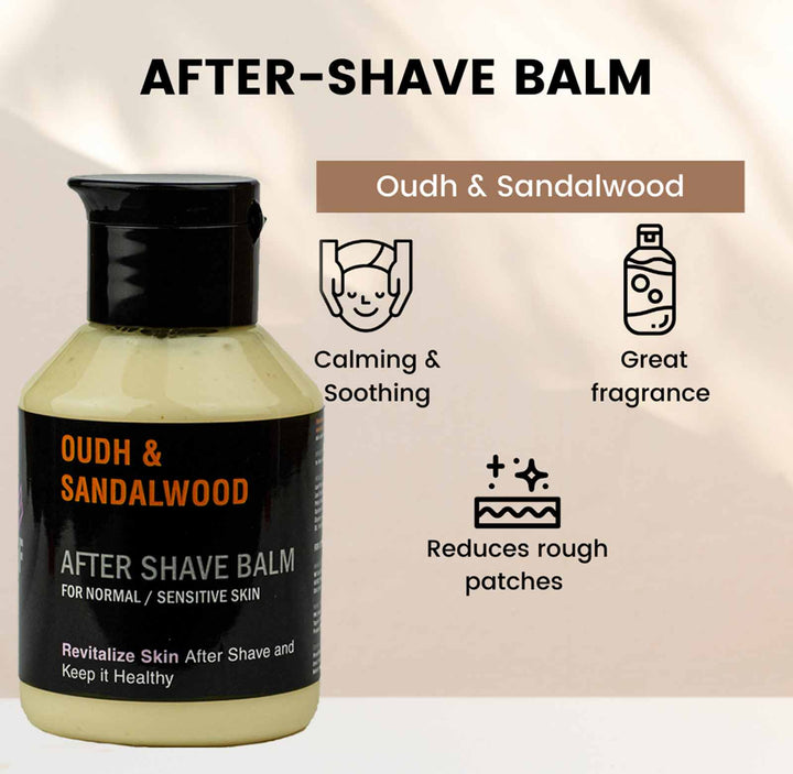 After Shave Balm - OUDH & SANDALWOOD - AftershavePinkWoolf