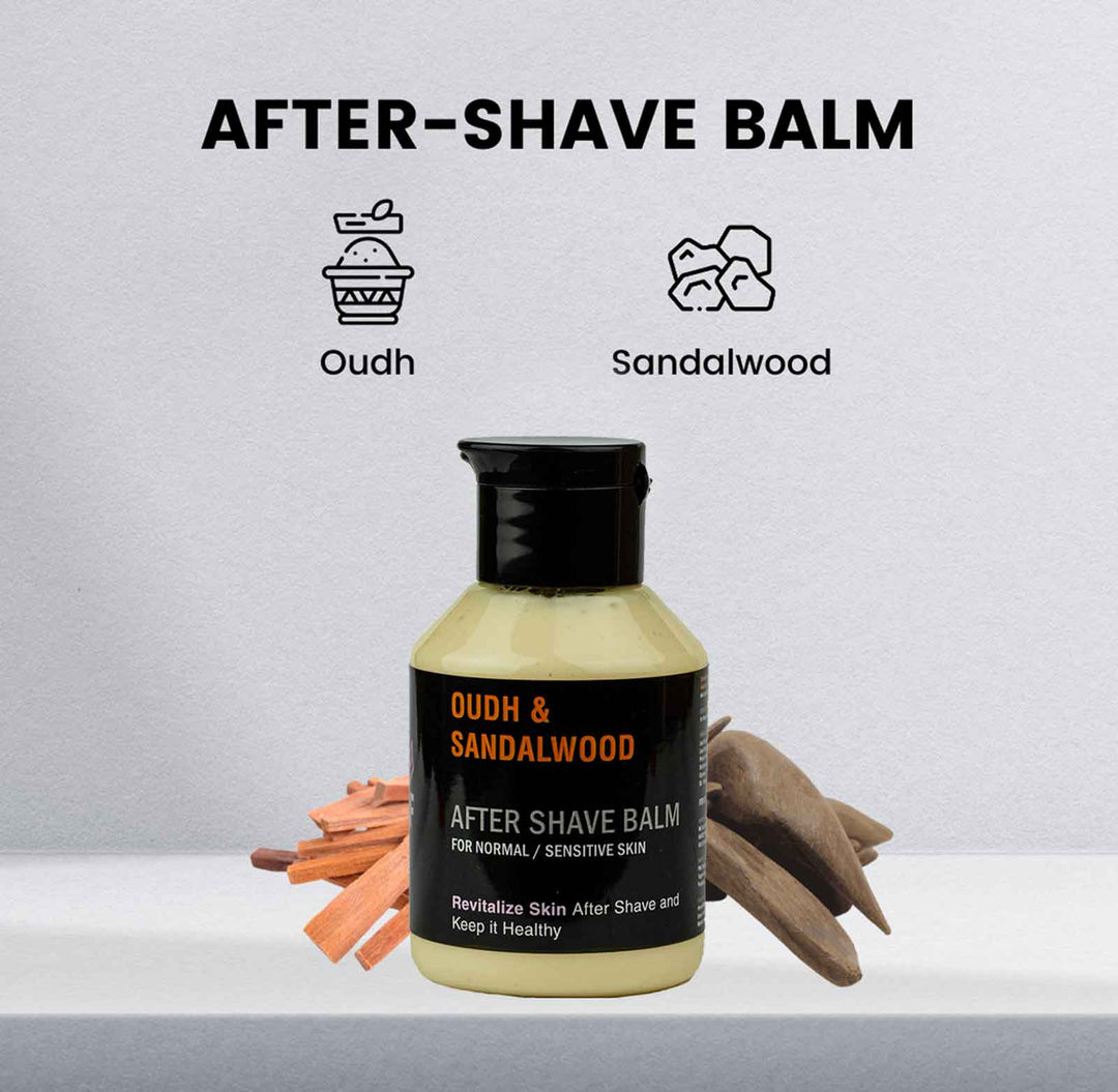 After Shave Balm - OUDH & SANDALWOOD - AftershavePinkWoolf