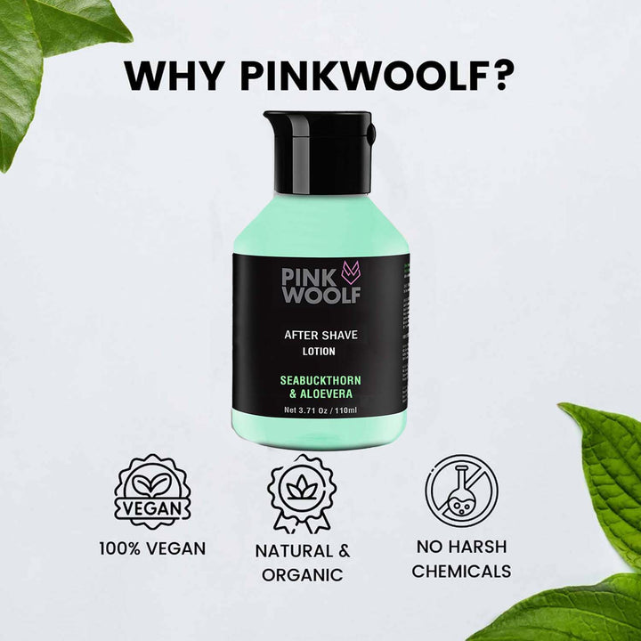 After Shave Lotion- SEABUCKTHORN & ALOE VERA PinkWoolf IN