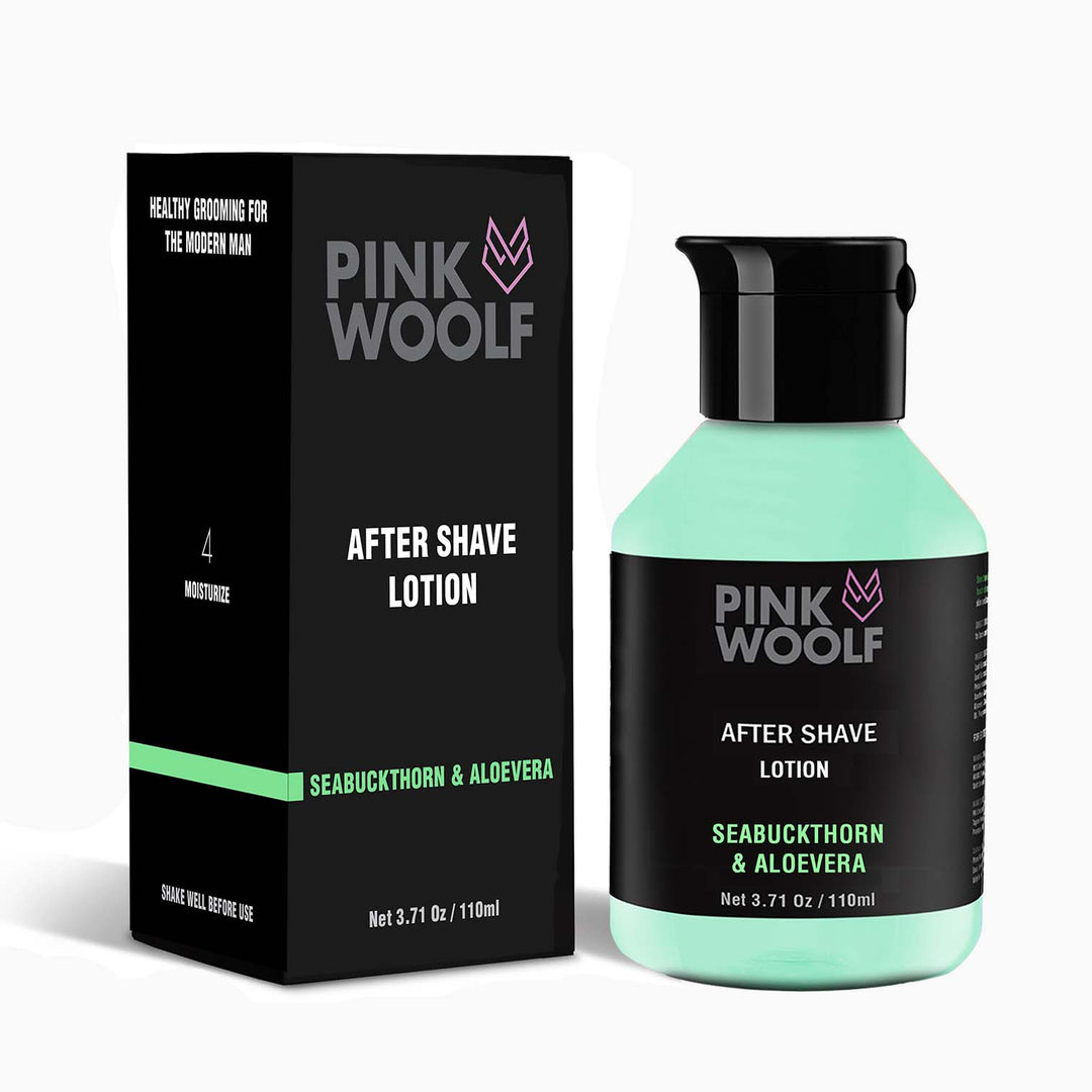 After Shave Lotion- SEABUCKTHORN & ALOE VERA PinkWoolf IN