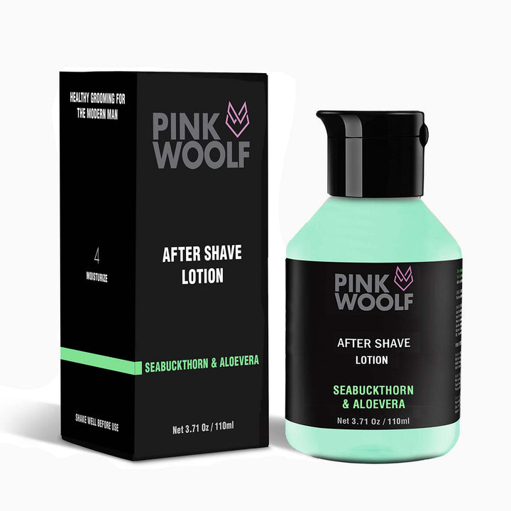 After Shave Lotion- SEABUCKTHORN & ALOE VERA PinkWoolf IN