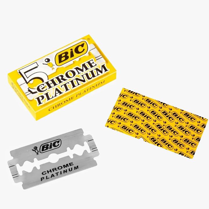 BIC Chrome Platinum Double Edge Razor Blades – 25 Blades