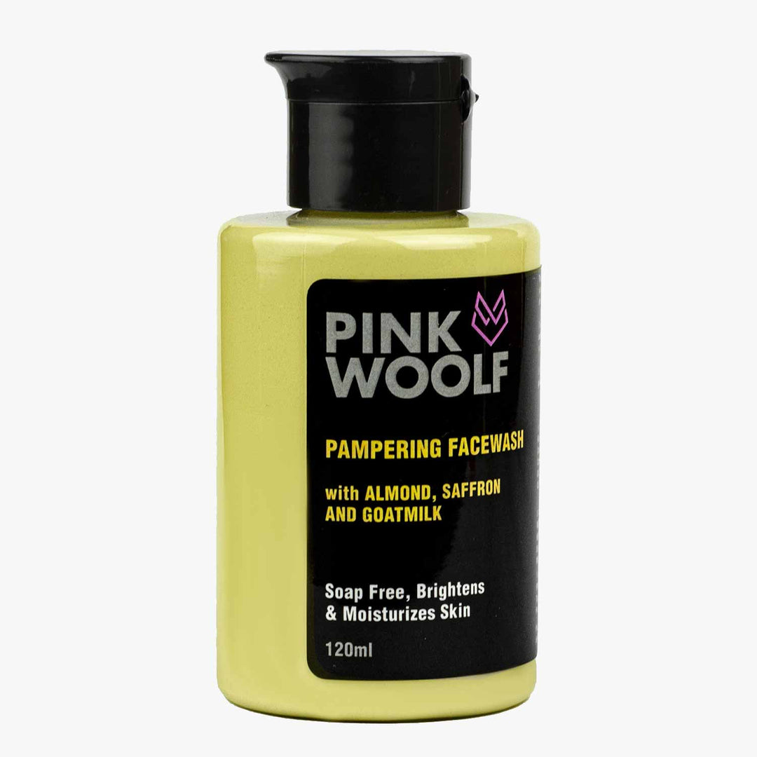 Face Wash (Almond Saffron, Goatmilk) - Face WashPinkWoolf