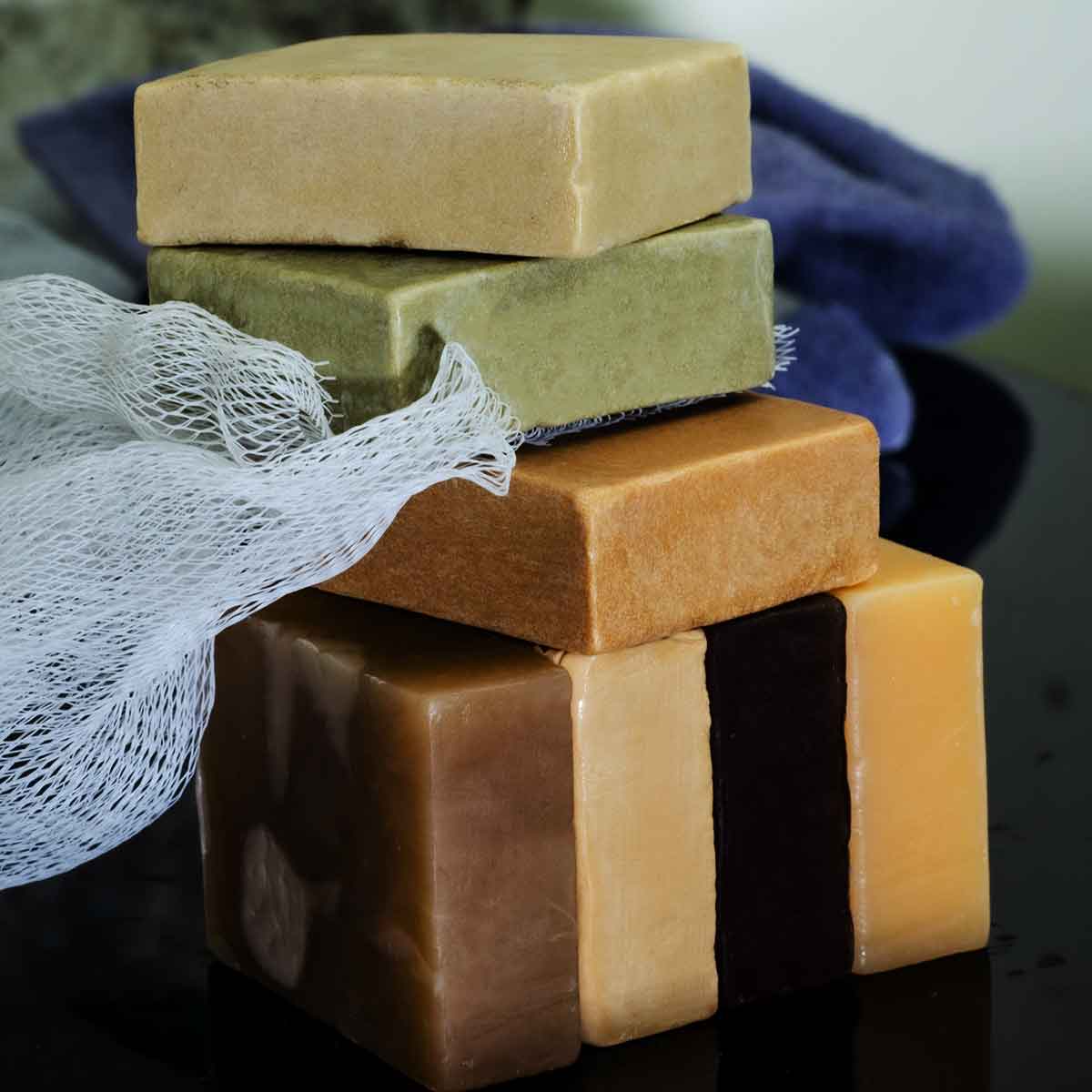 Indulgent Collection of Bath Soaps in Various Scents - Bathing SoapsPinkWoolf