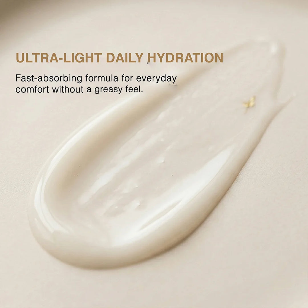 Lightweight fast-absorbing Neroli & Mandarin after shave lotion texture