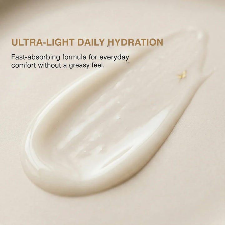 Lightweight fast-absorbing Neroli & Mandarin after shave lotion texture