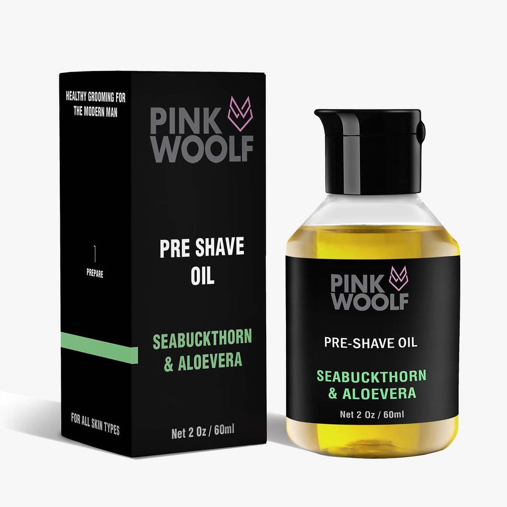 Pre - Shave Oil - SEABUCKTHORN & ALOE VERA - Pre Shave OilPinkWoolf