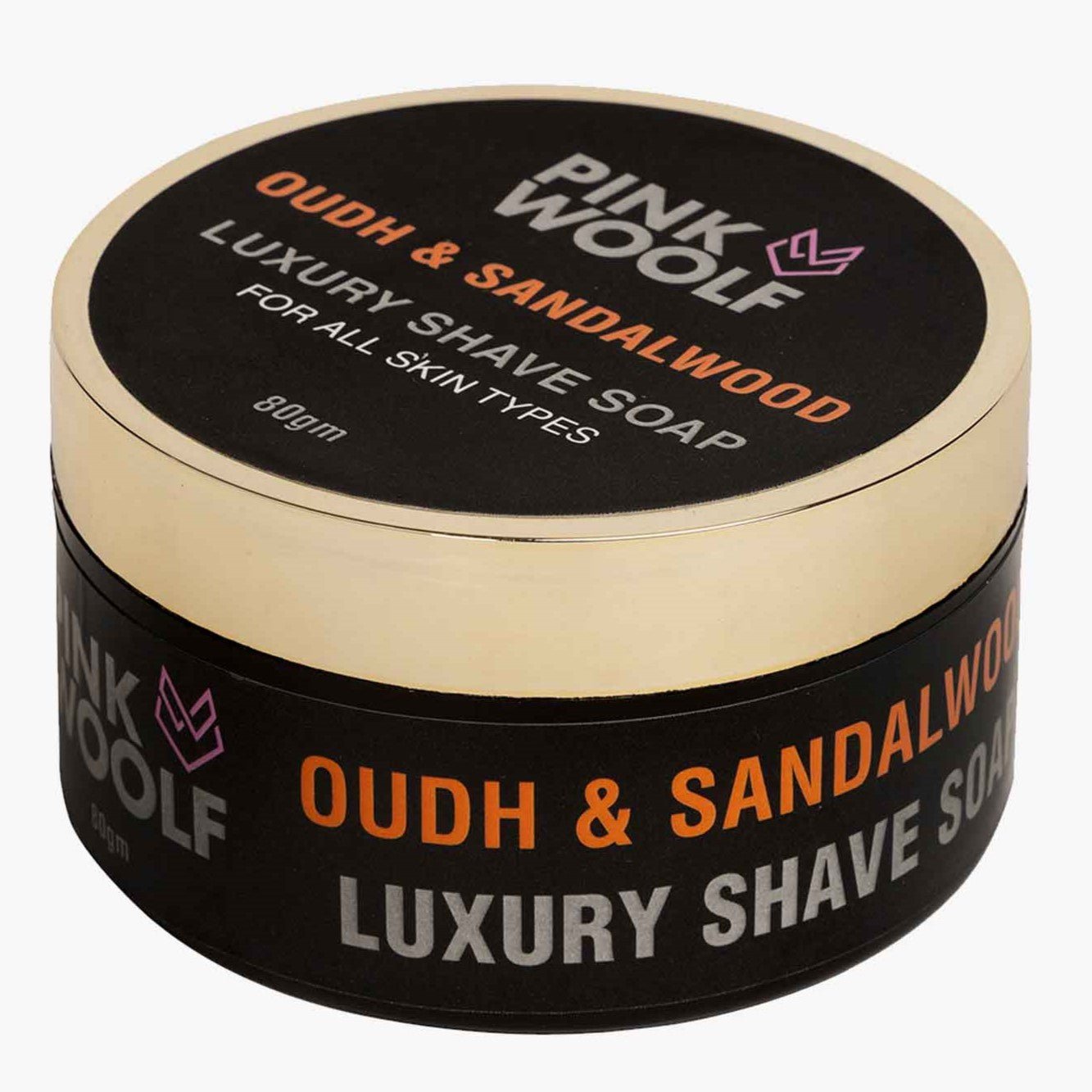 Shaving Soap - OUDH & SANDALWOOD 80 gm - Shaving SoapsPinkWoolf