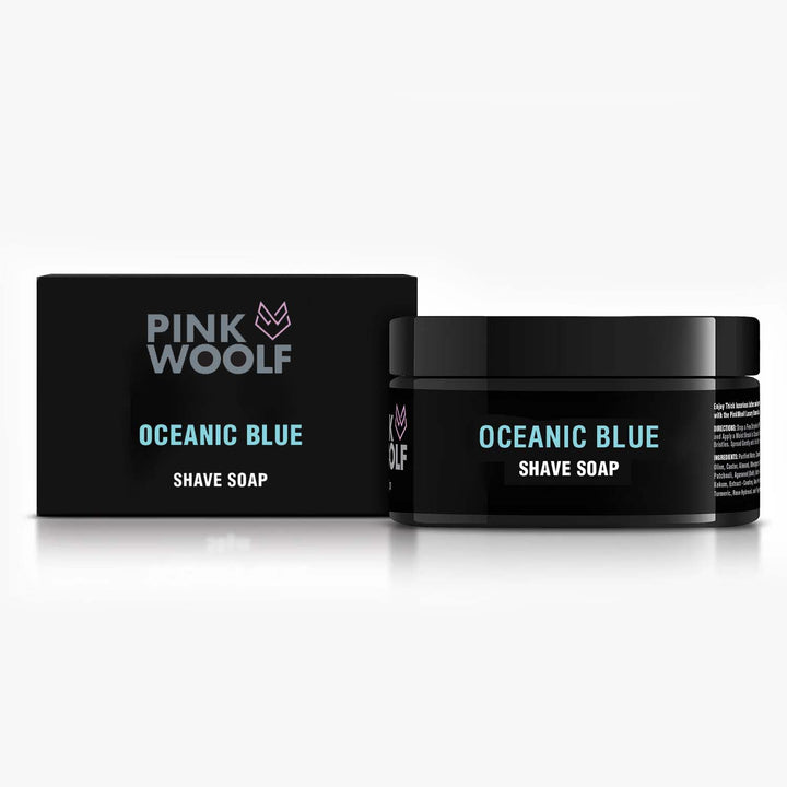 Shaving Soap - OCEANIC BLUE PinkWoolf IN