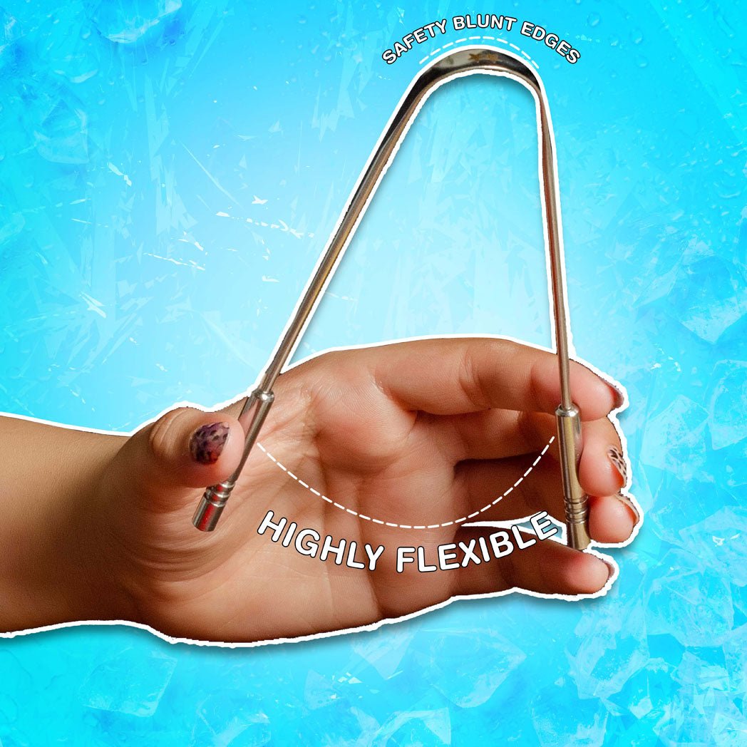 Stainless Steel Tongue Cleaner - PinkWoolf
