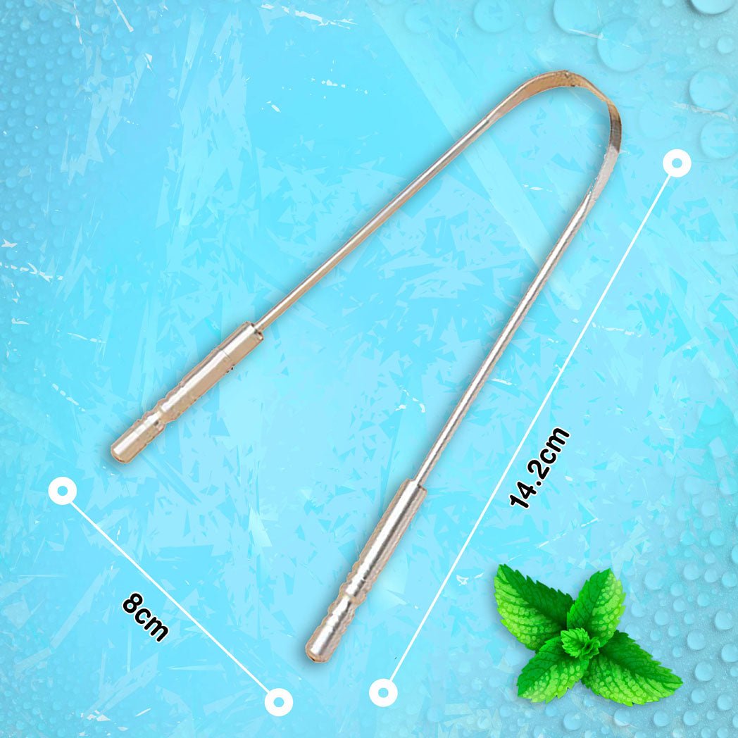 Stainless Steel Tongue Cleaner - PinkWoolf