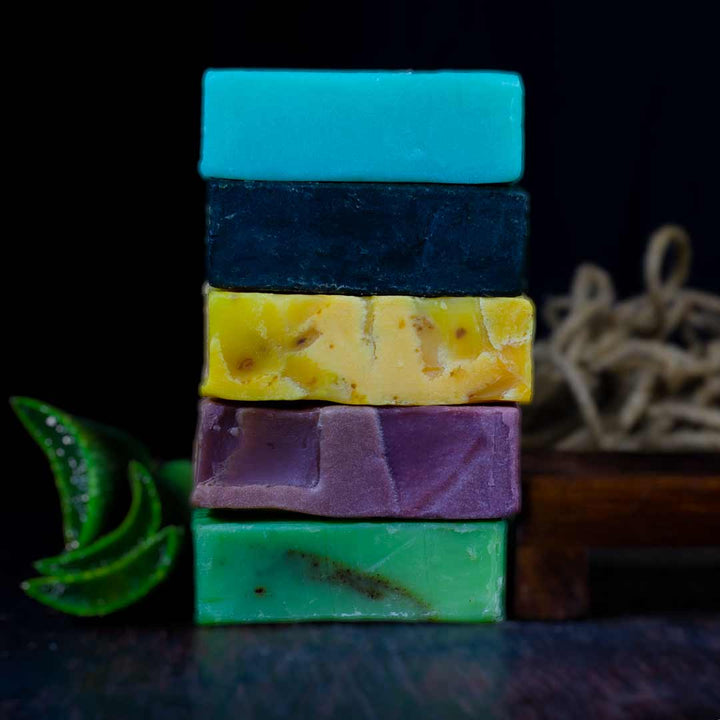 Bath Soap - Cool Blue Aloe Vera - Bathing SoapsPinkWoolf