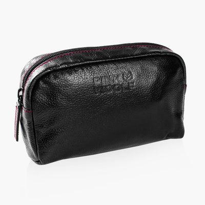 Leather Toiletry Bag - Makes Storing Shaving Kit Easy - Cosmetic & Toiletry BagsPinkWoolf