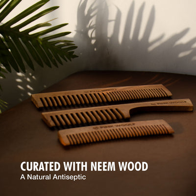 Neem Wooden Hair Comb - Neem CombPinkWoolf