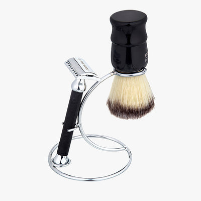 Pink Woolf Classic Safety Razor & Shaving Brush Stand - Shaving & GroomingPinkWoolf