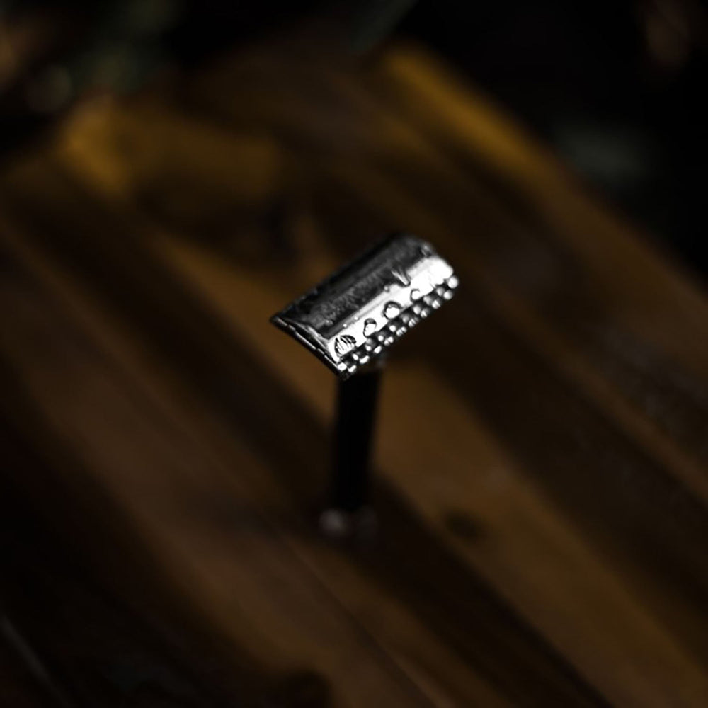 Pink Woolf Safety Razor - Open Comb (OC70) BLACK - Razors & Razor BladesPinkWoolf