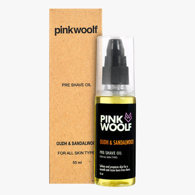 Pre-Shave Oil - OUDH & SANDALWOOD - Pre Shave OilPinkWoolf