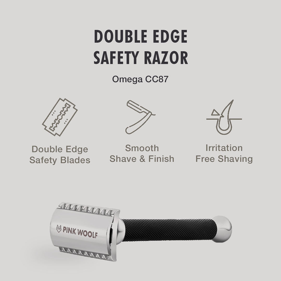 Comb Safety Razor Close Comb Safety Razor - Smooth & Clean Shave CHROME – PinkWoolf