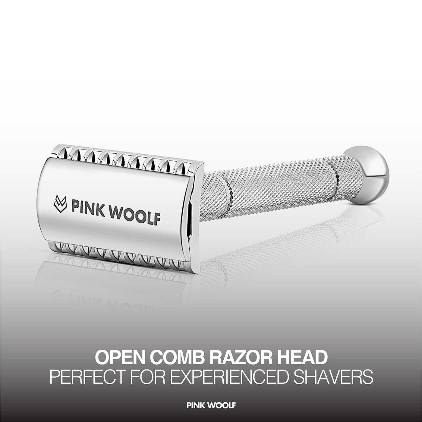Close and Smooth Shave: Open Comb Safety Razor - CHROME – PinkWoolf