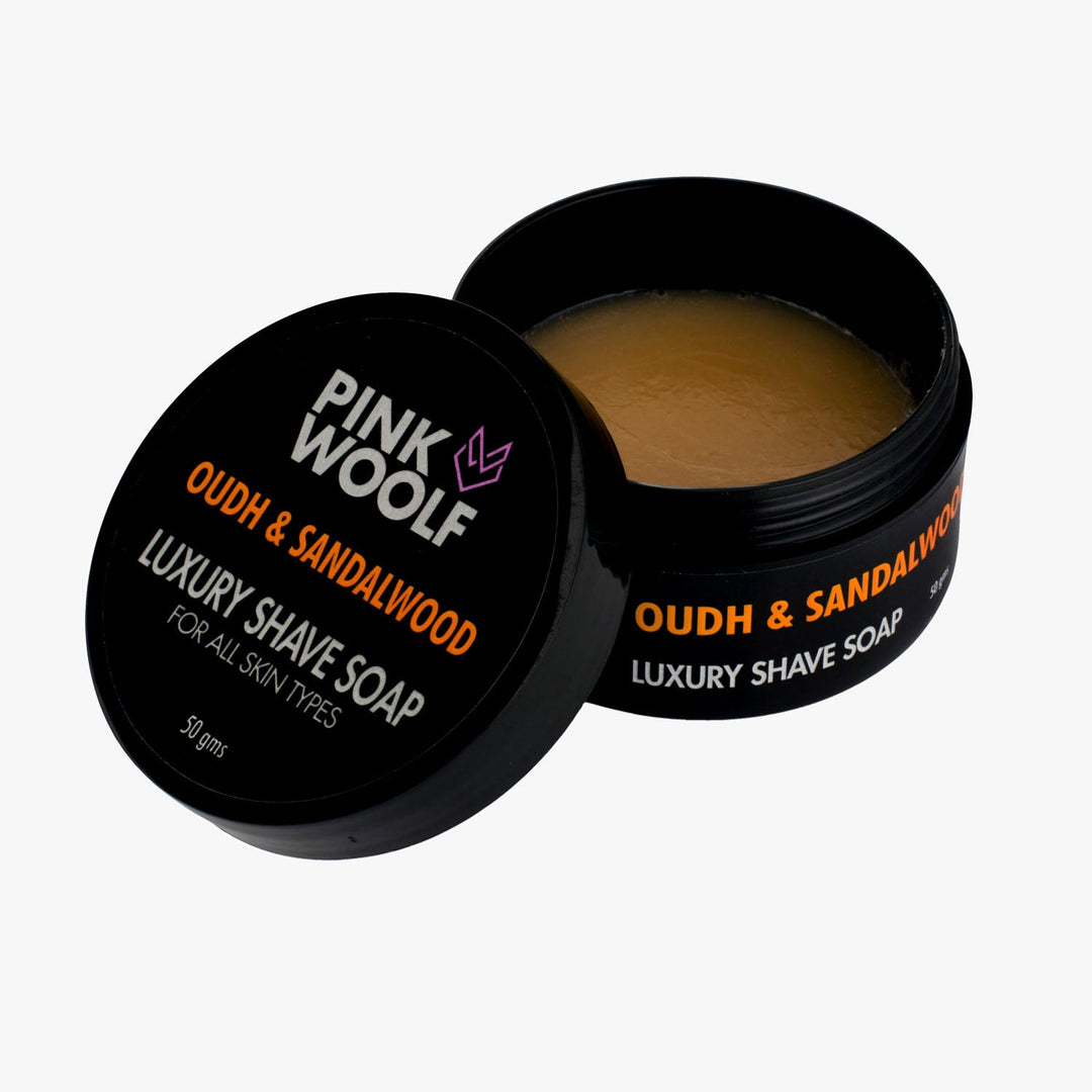 Shaving Soap - OUDH & SANDALWOOD - Shaving SoapsPinkWoolf