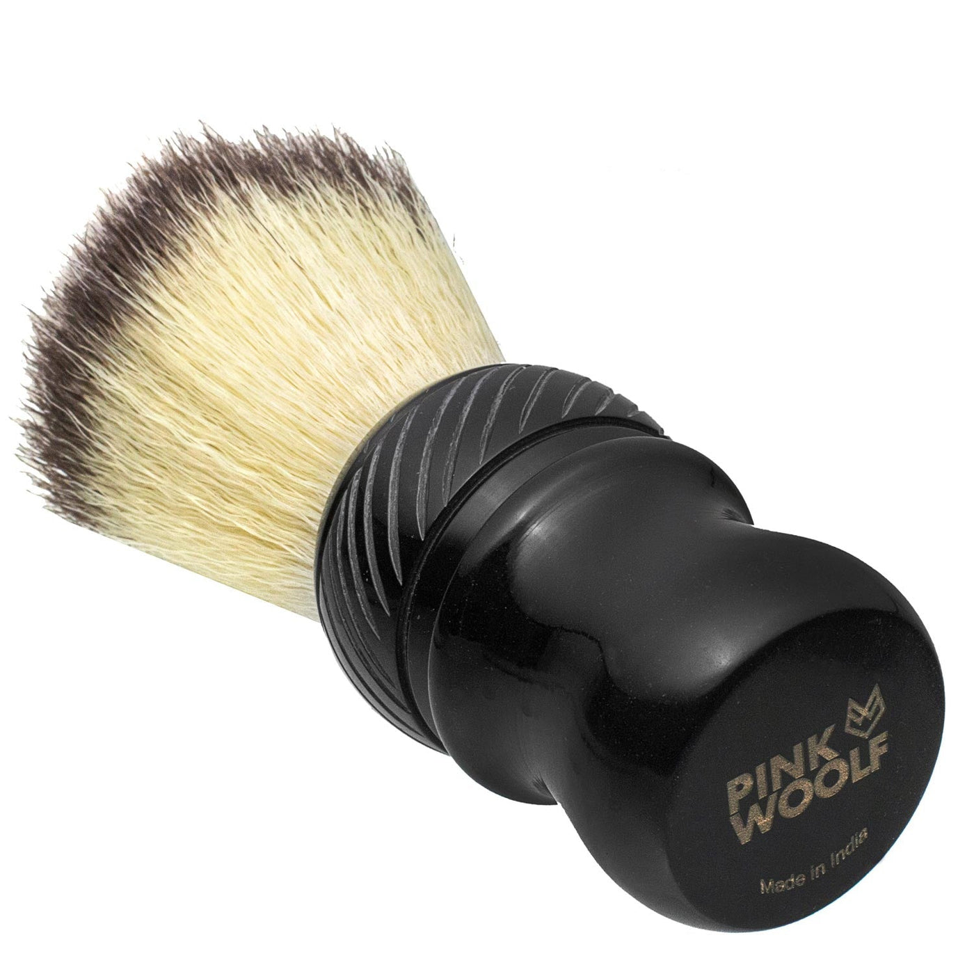 Synthetic Shaving Brush Tuxedo Style - Shaving BrushPinkWoolf