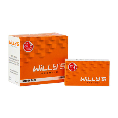 Willy's Premium Double Edge Safety Blades Box of 50 (1 Box) - Razors & Razor BladesPinkWoolf